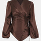 Camille Drapery Outer - Deep Mahogany