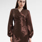 Camille Drapery Outer - Deep Mahogany