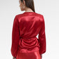 Camille Drapery Outer - Maroon