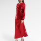 Camille Drapery Outer - Maroon
