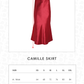 Camille Skirt - Maroon