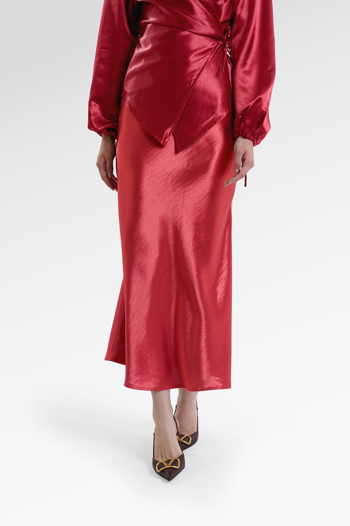 Camille Skirt - Maroon
