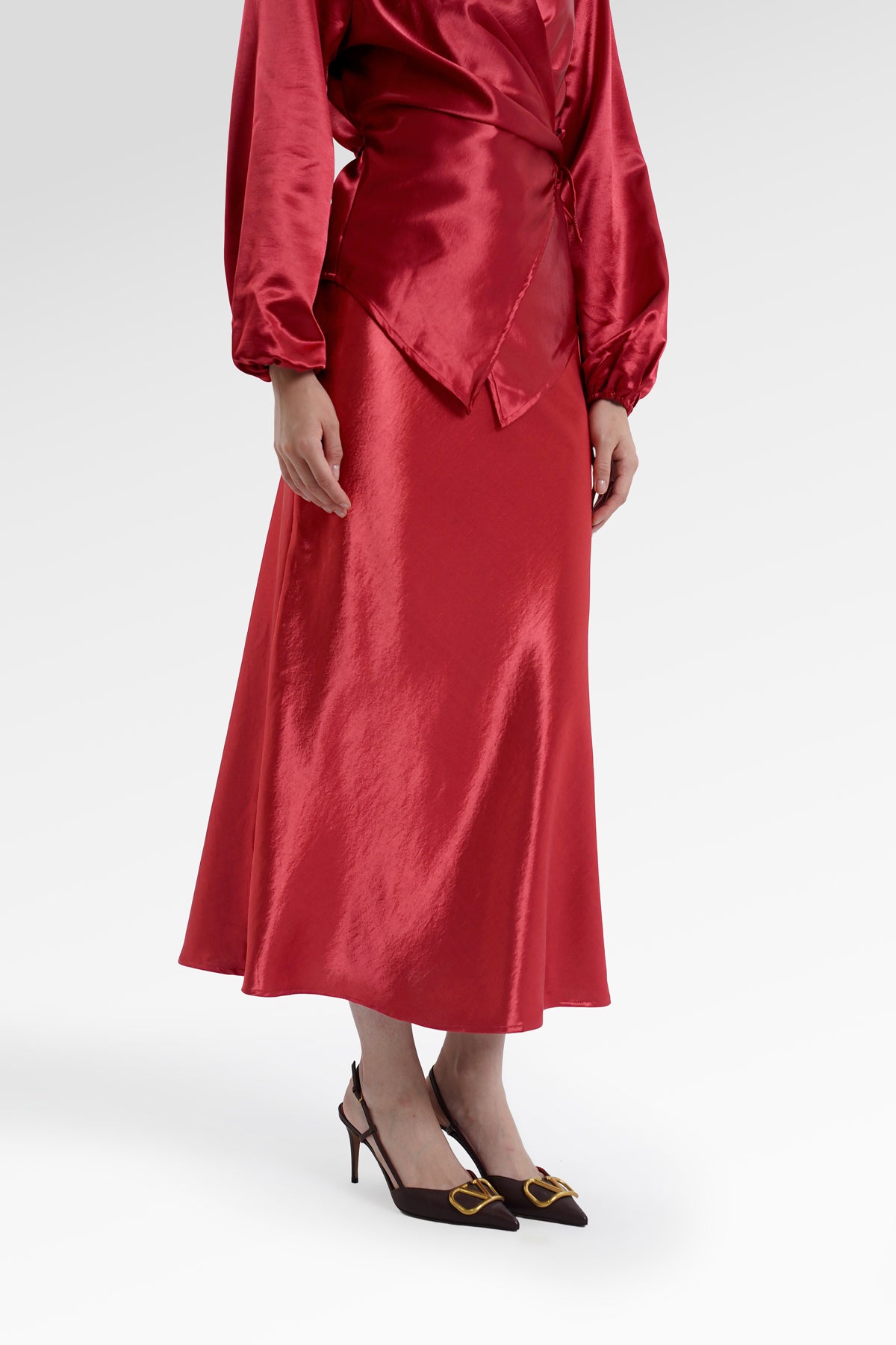 Camille Skirt - Maroon