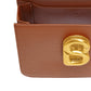 Audrey Chain Leather Bag Medium - Caramel