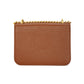 Audrey Chain Leather Bag Medium - Caramel