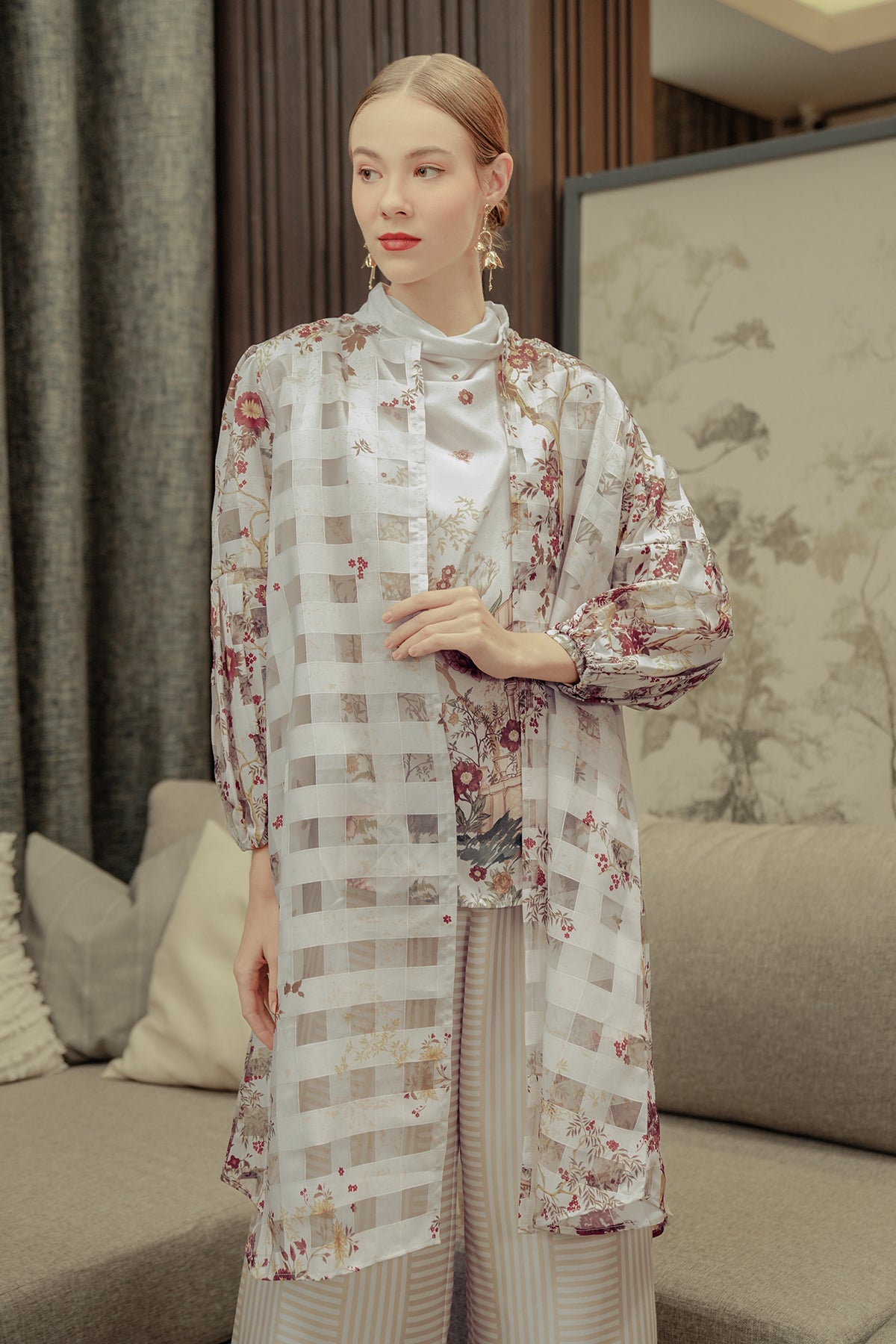 Chinoiserie Outer - Ivory
