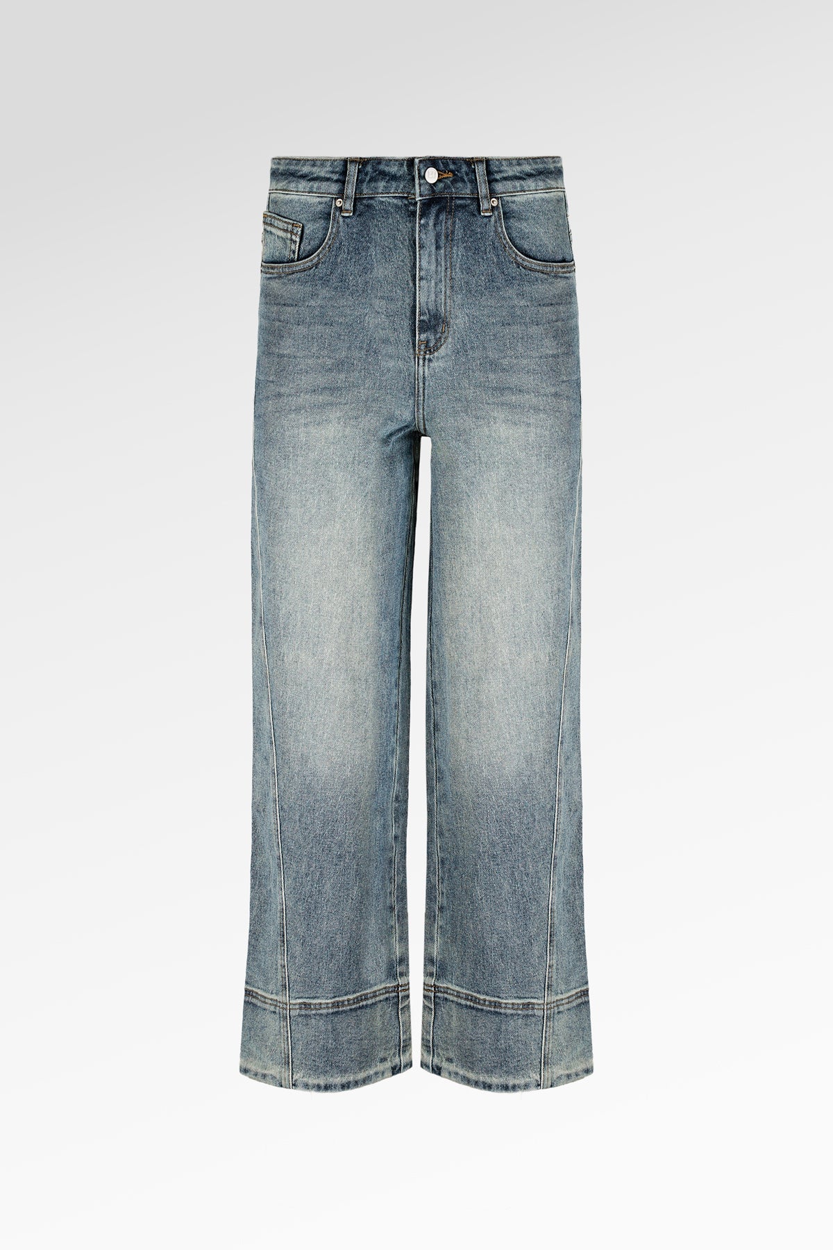 Clara Denim Pants - Rose Denim