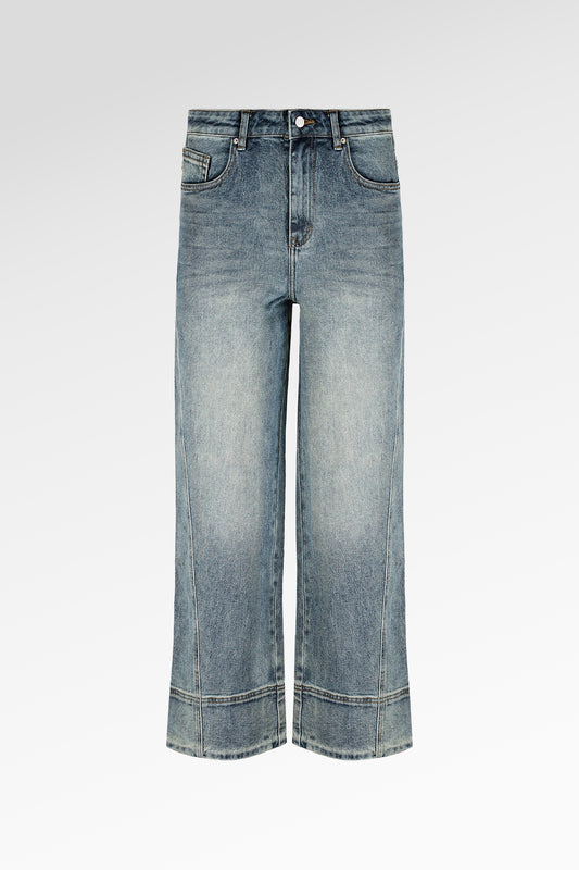 Clara Denim Pants - Rose Denim