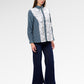Clarisse Lace Shirt - Navy Blossom