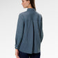 Clarisse Lace Shirt - Navy Blossom