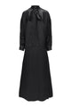 Claudia Monogram Dress - Black