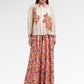 Opulent Bloom Embroidery Shirt - Petal Cream