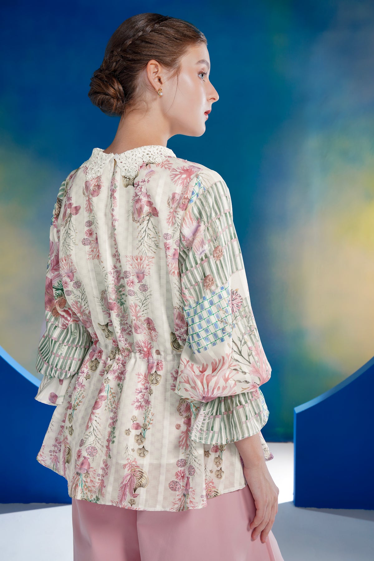 Coral Dreams Blouse - Jellyfish