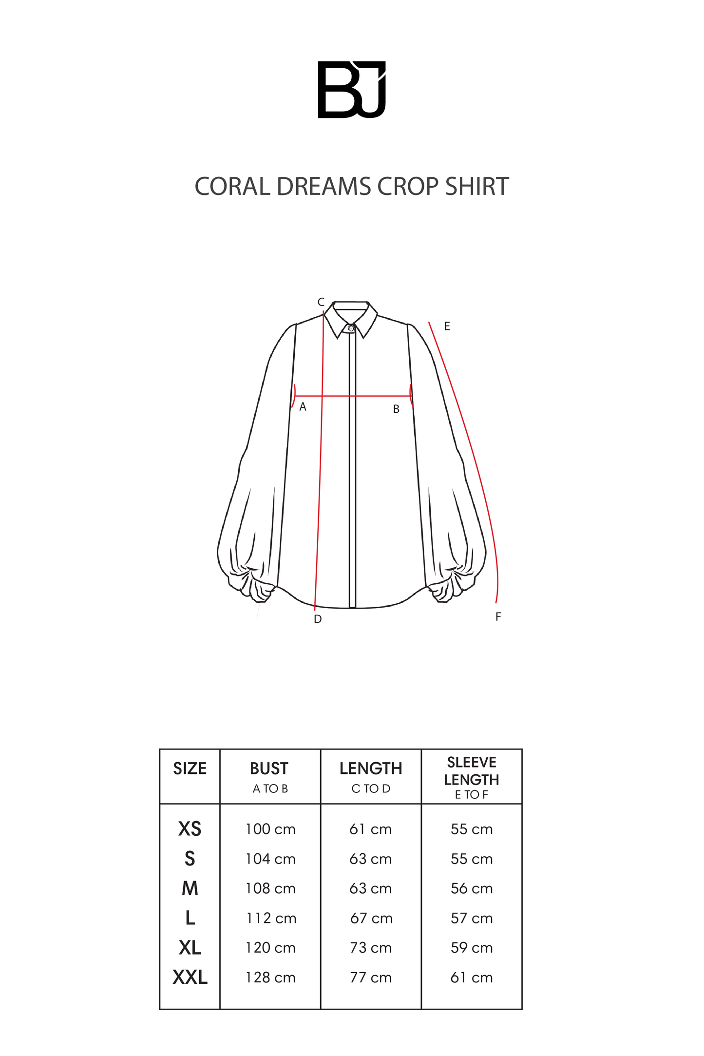 Coral Dreams Crop Shirt - Deep Ocean