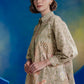 Coral Dreams Mix Fabric Shirt - Clams