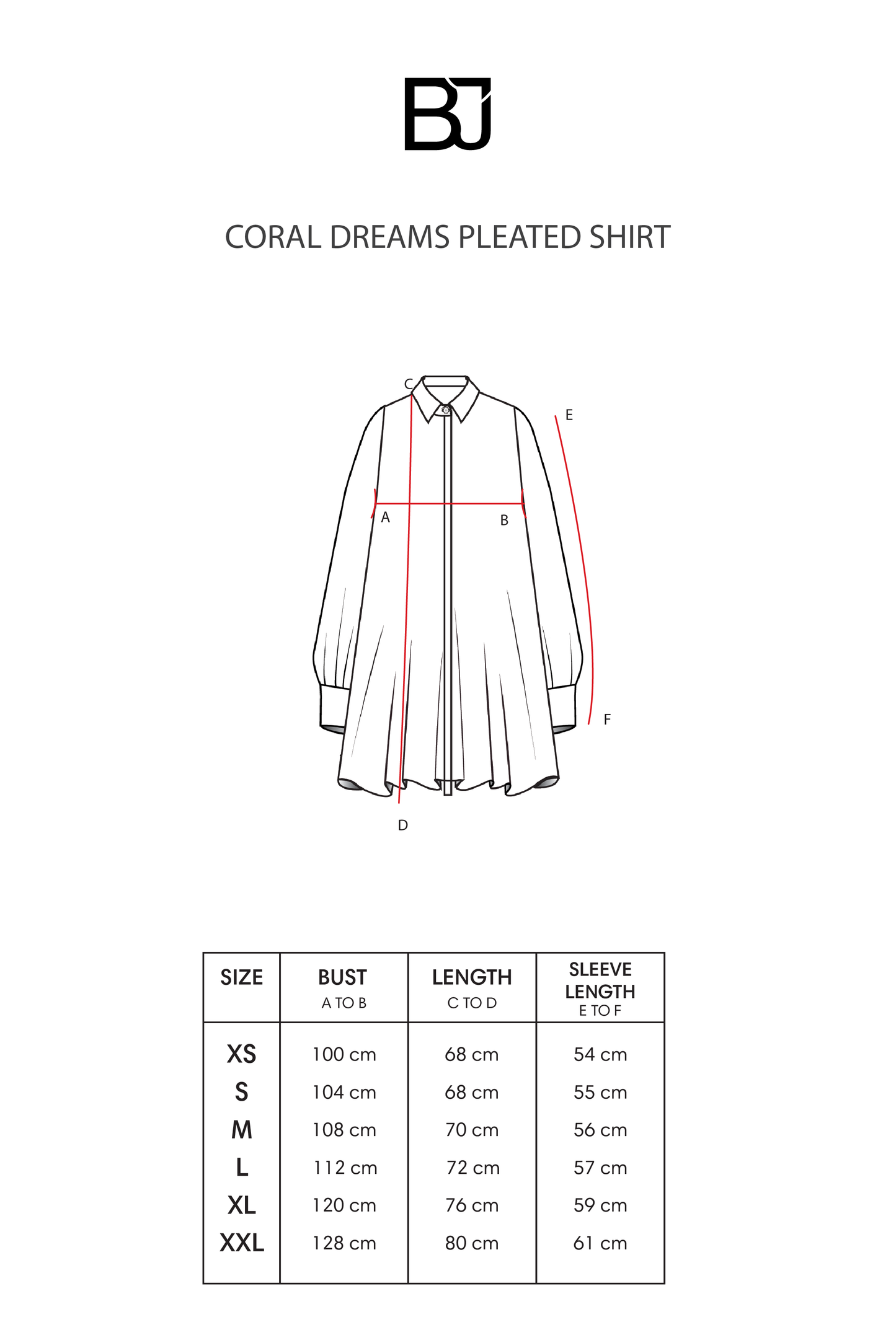 Coral Dreams Pleated Shirt - Jellyfish