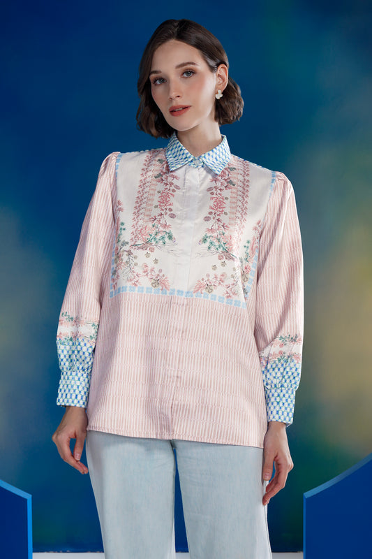 Coral Dreams Puffy Shirt - Jellyfish