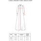 Coral Dreams Smock Tunic Shirt - Clams
