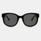 Deux Oval Sunglasses - Black