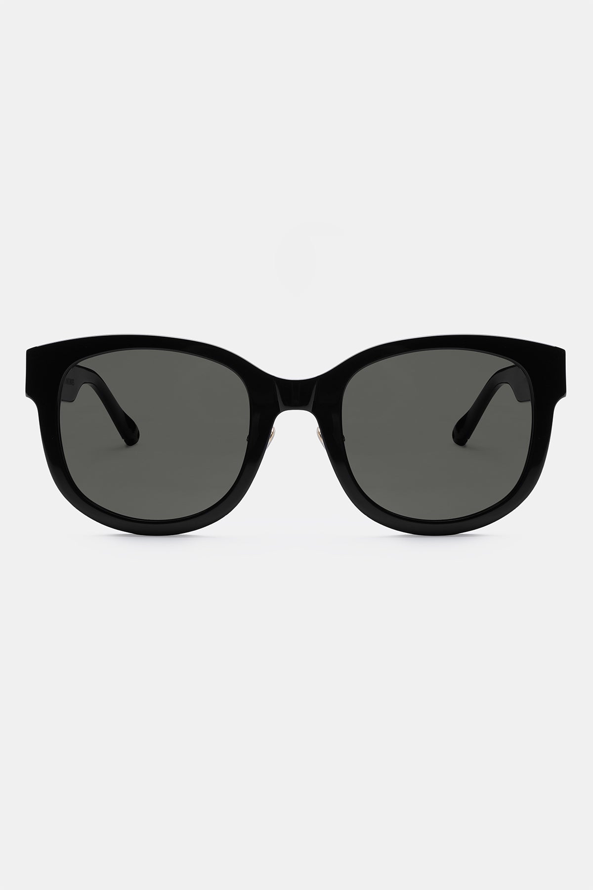 Deux Oval Sunglasses - Black