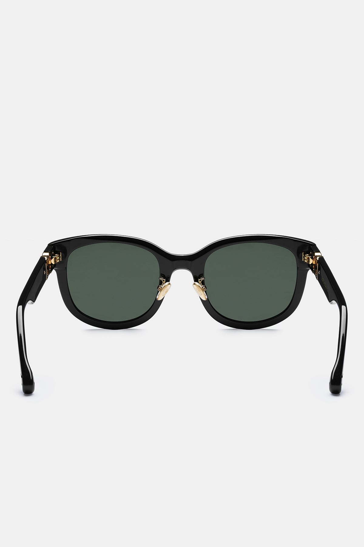 Deux Oval Sunglasses - Black