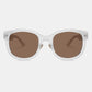 Deux Oval Sunglasses - Brown