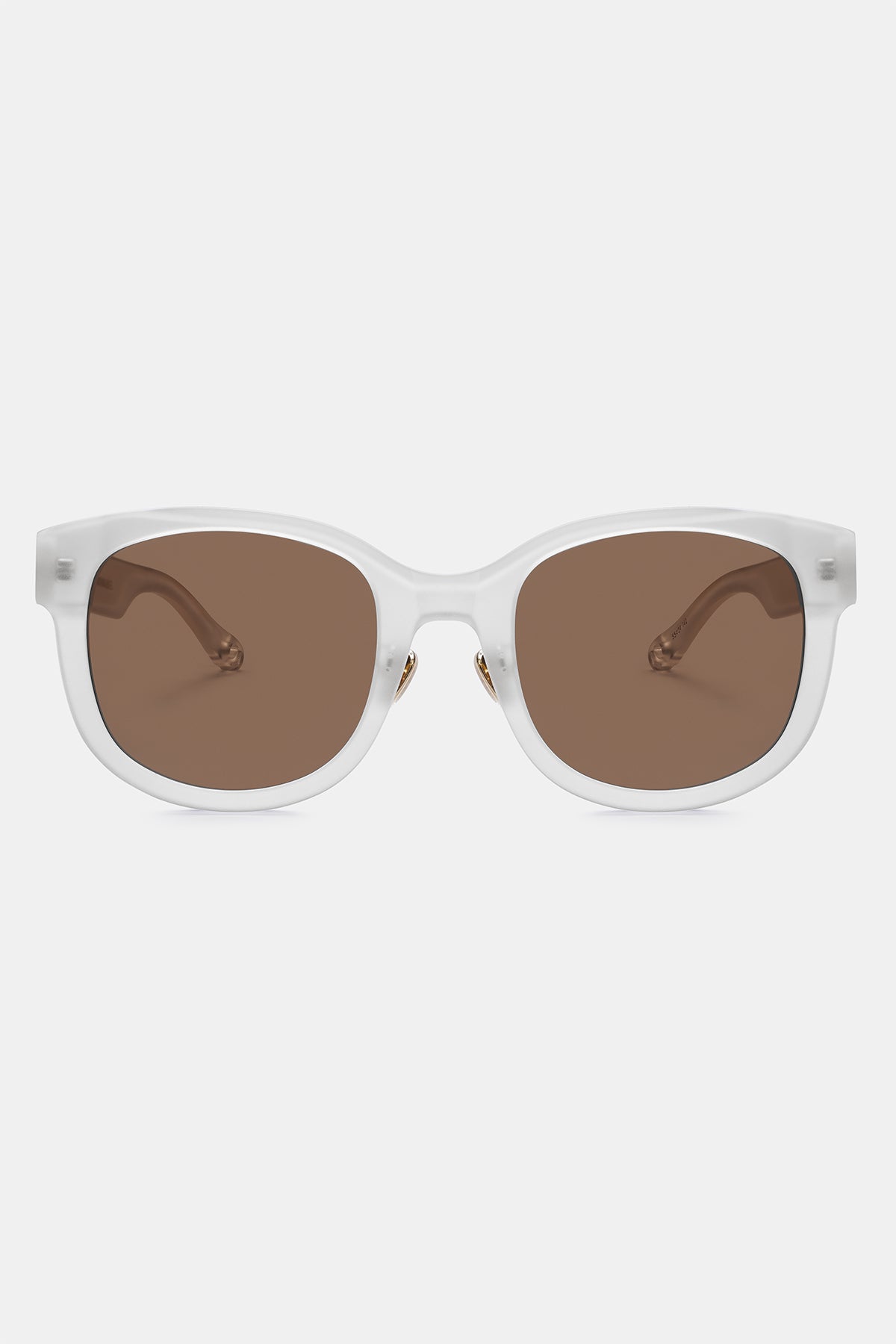 Deux Oval Sunglasses - Brown