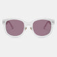 Deux Oval Sunglasses - Plum