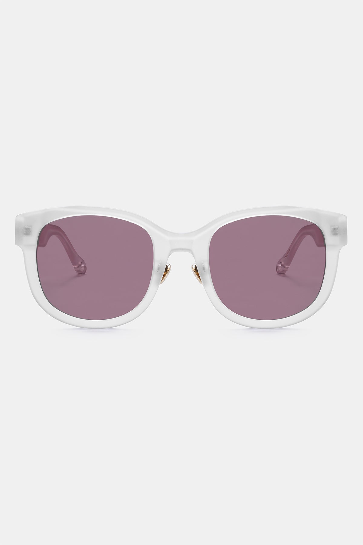 Deux Oval Sunglasses - Plum