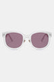 Deux Oval Sunglasses - Plum
