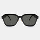 Deux Trapezoid Sunglasses - Black