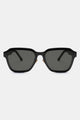 Deux Trapezoid Sunglasses - Black