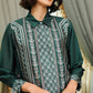 Serenity Soiree Tunic Shirt - Emerald