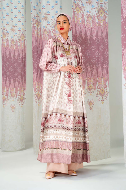 Benang Pelangi Ranau Maxi Dress - Rosewater