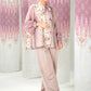 Benang Pelangi Nyayu Shirt With Tie Bow - Dusty Rose