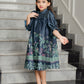 Serenity Soiree Smocked Dress - Midnight