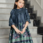 Serenity Soiree Smocked Dress - Midnight