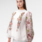 Liora Embroidery Blouse - White