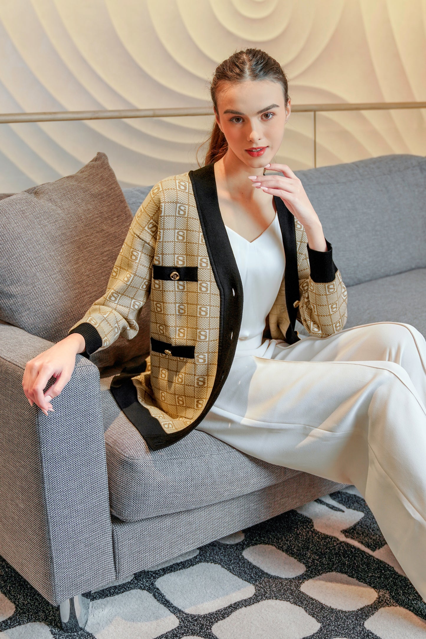 Plaid Outer - Brown