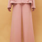 Buttonscarves x Jovian Paradiso Piper Pants In Mellow Rose