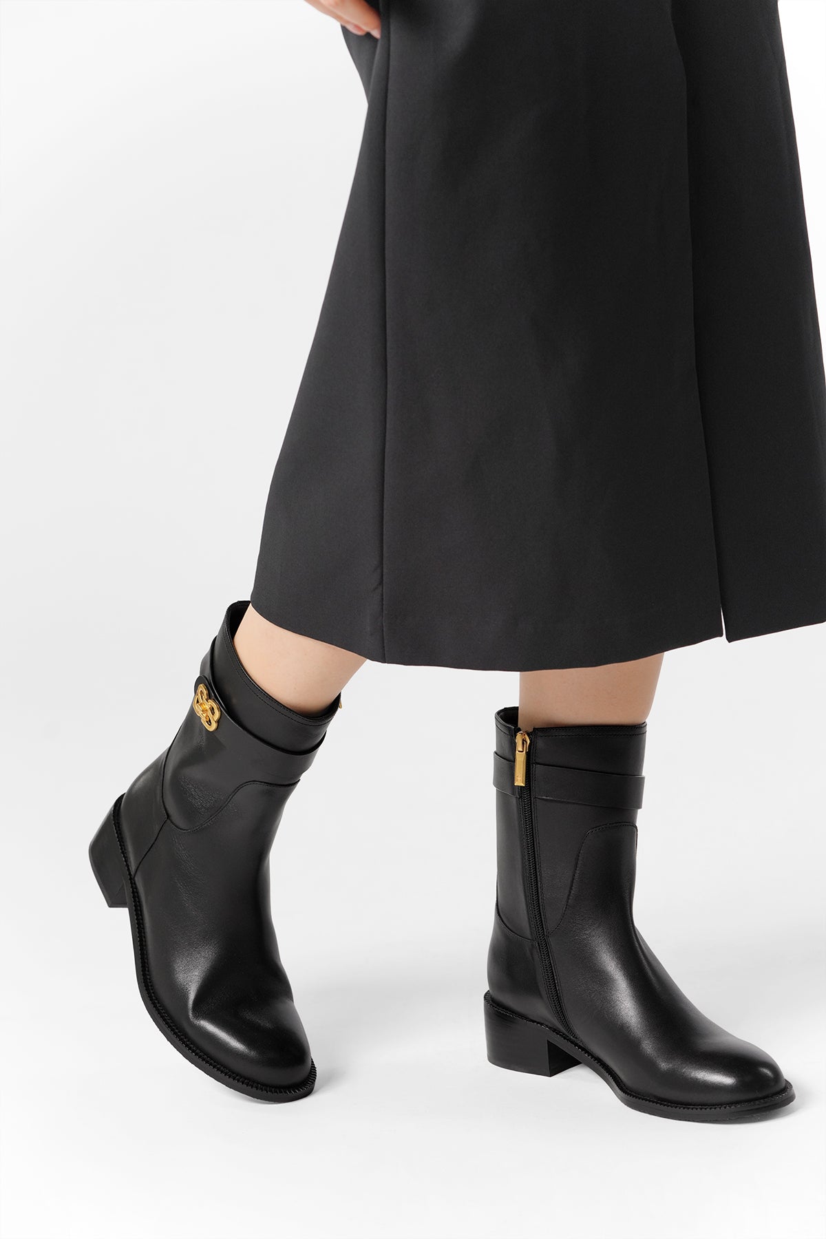 Deux Ankle Boots - Black