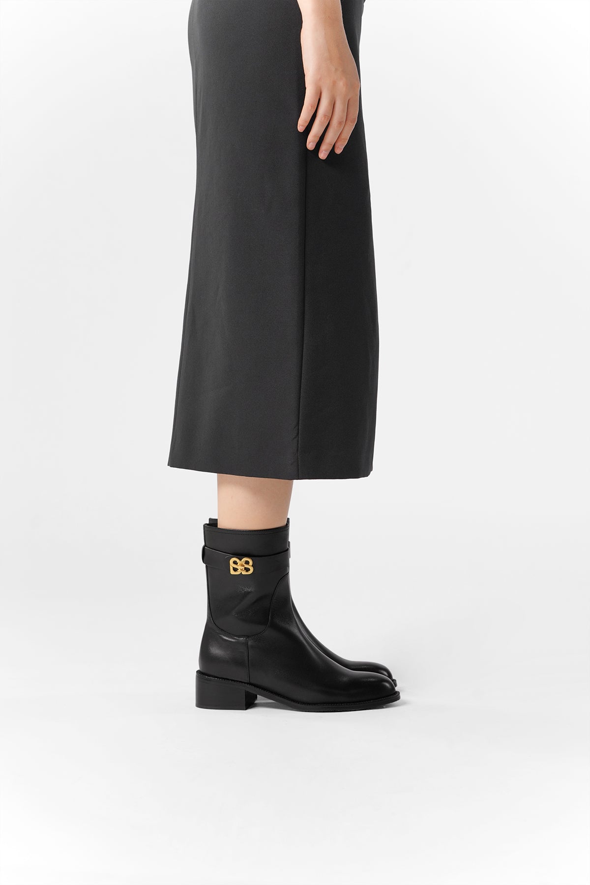 Deux Ankle Boots - Black