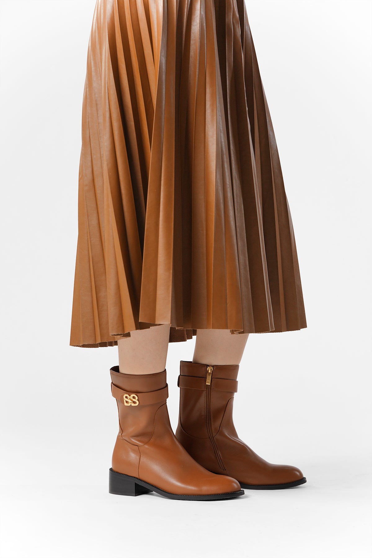 Deux Ankle Boots - Brown