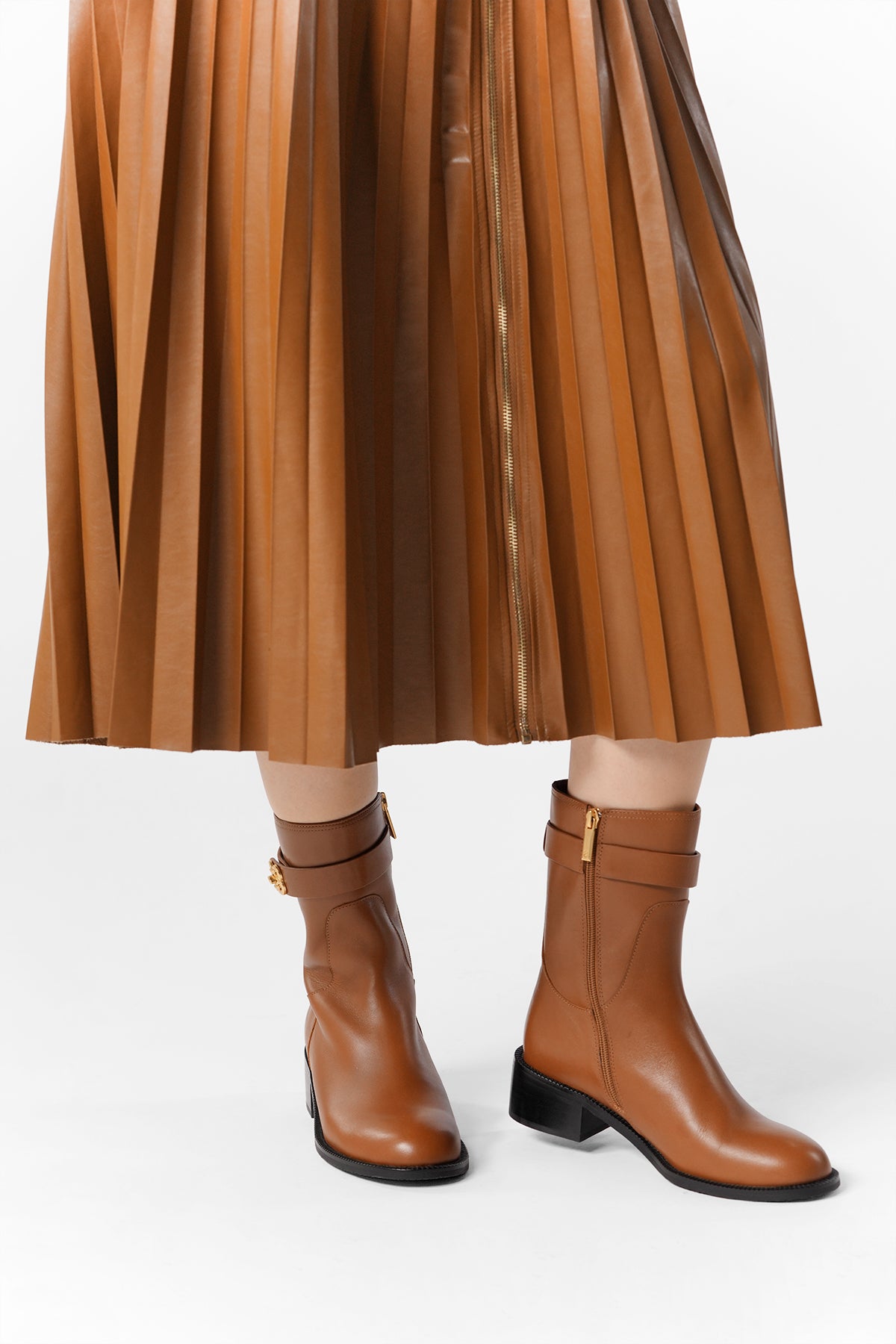 Deux Ankle Boots - Brown