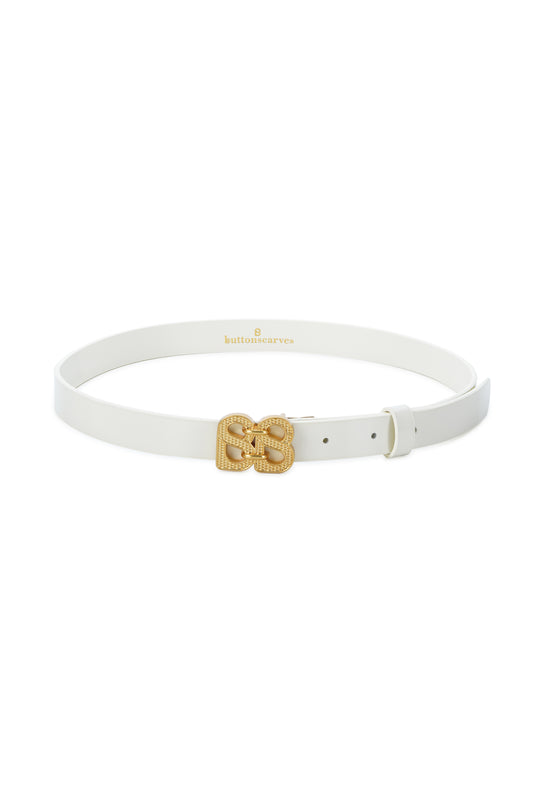 Deux Belt - Small - White