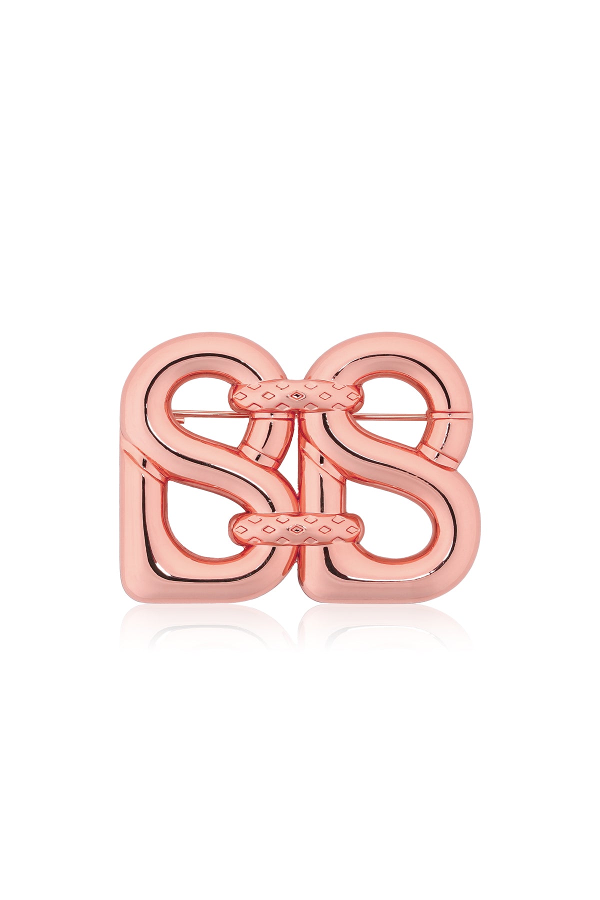 Deux Brooch - Rose Gold