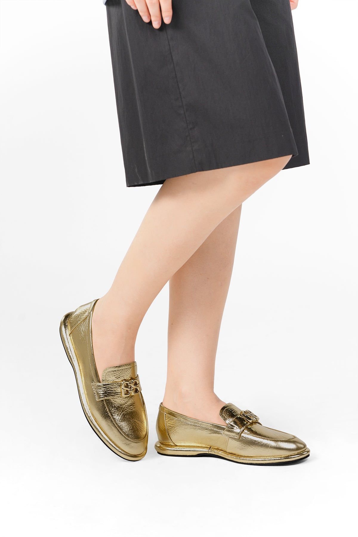 Deux Loafers - Gold