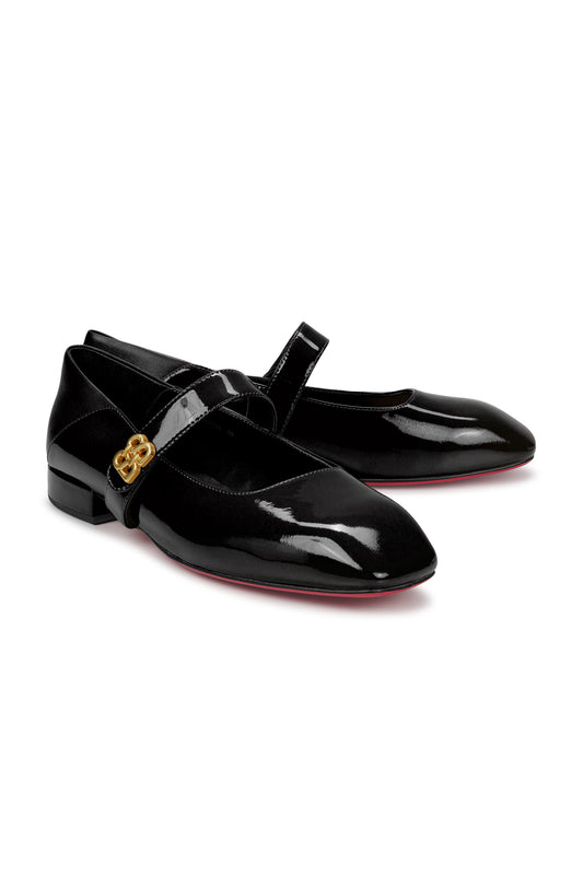 Deux Mary Janes - Black