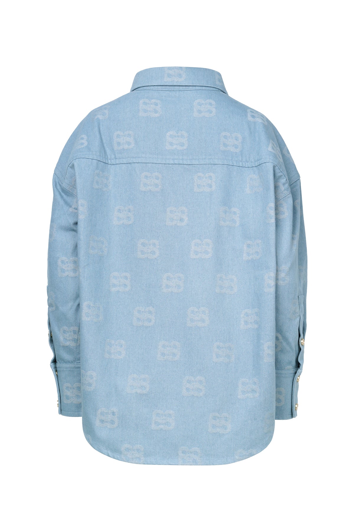 Deux Oversized Denim Shirt - Blue