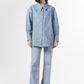 Deux Oversized Denim Shirt - Blue